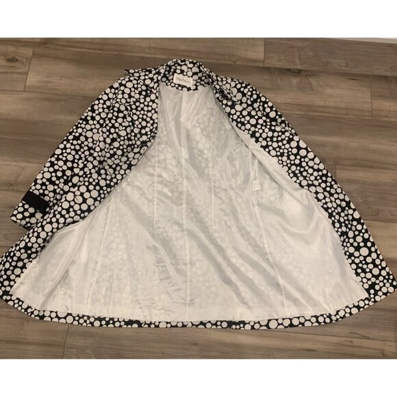 MAX MARA BLACK WHITE DOT DESIGN SIZE XXL - Picture 14 of 15